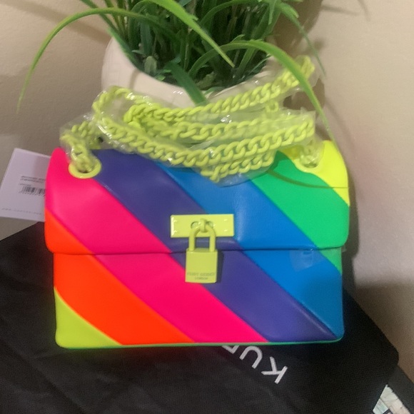 Kurt Geiger Handbags - Kurt Geiger London Mini Brixton Lock Leather Convertible Bag
KURT GEIGER LONDON